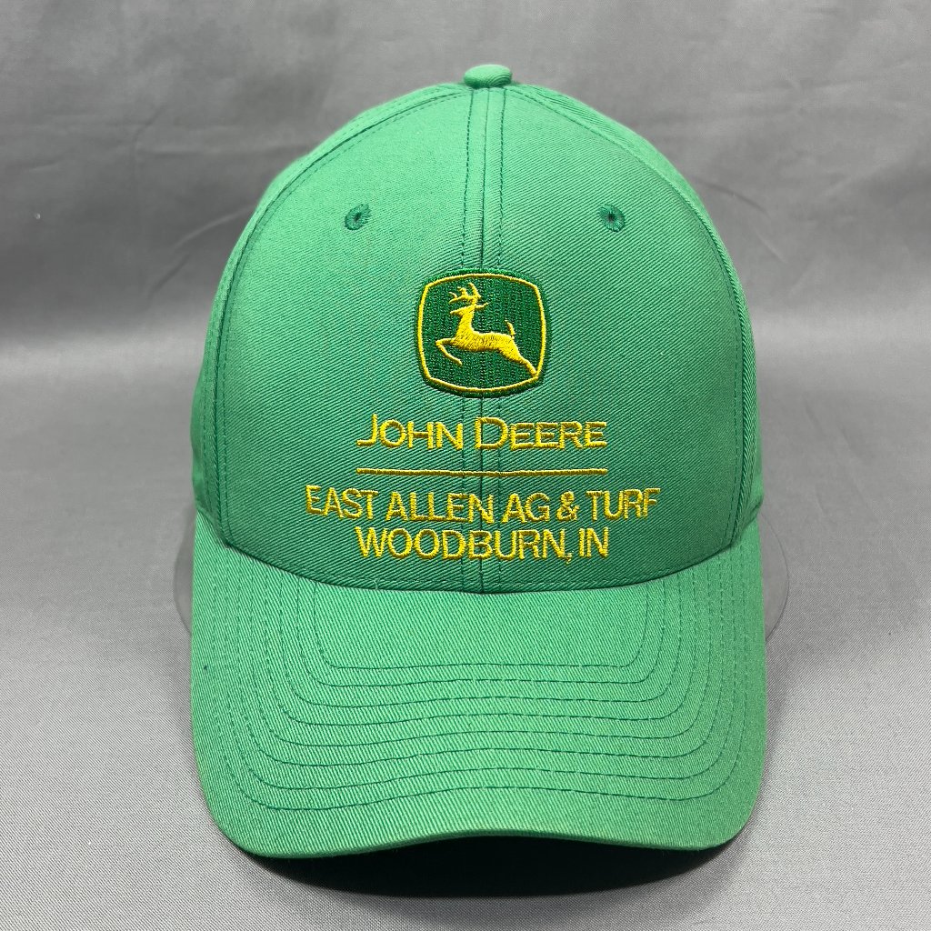 John Deere Snapback Hat Cap Green Agriculture Tractors Equipment Trucker Mens